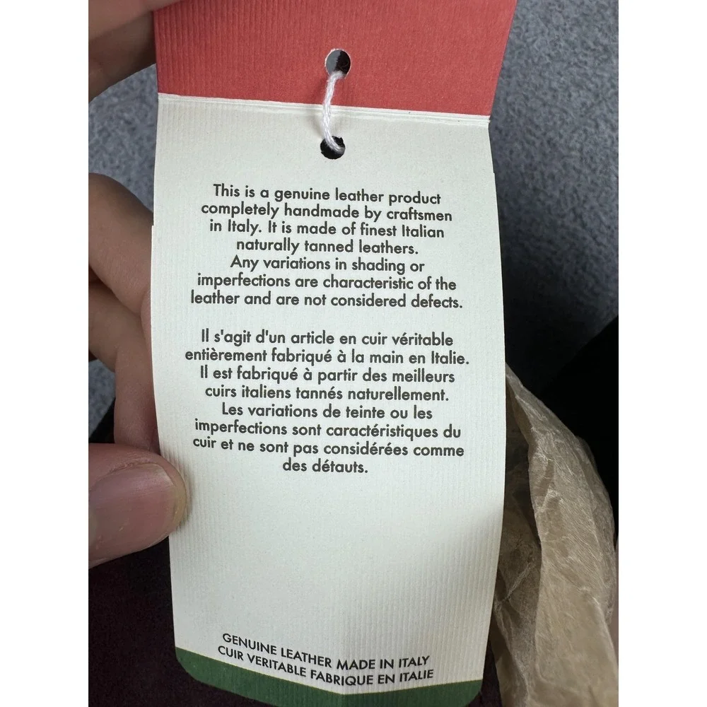 Divina Firenze Shoulder Bag Womens Large Burgundy Suede Leather Handmade Italy - Picture 4 of 11